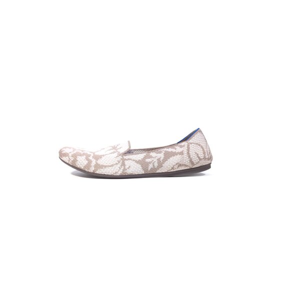 Rothy's Womens Size 10.5 Petal Taupe Floral Round Toe Flats Loafers - Picture 3 of 9